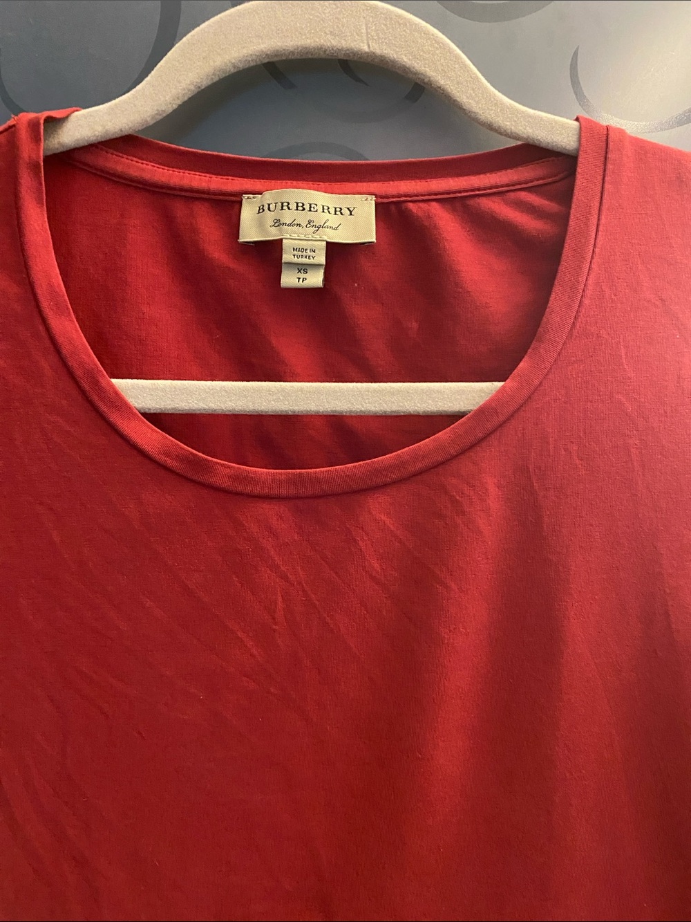 Burberry Woman’s Red Crew Neck Top